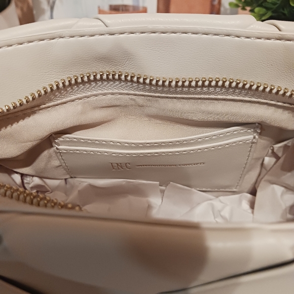 INC INTERNATIONAL CONCEPTSMichaelaa Woven Crossbody,In Bone - Picture 4 of 7